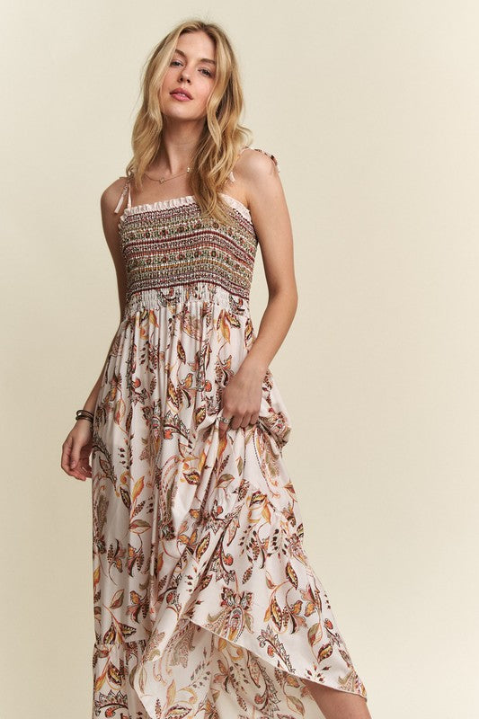 Boho Leaf Dress