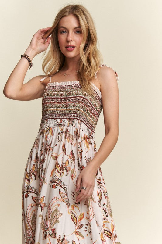 Boho Leaf Dress