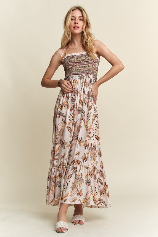 Boho Leaf Dress